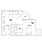 1 Bed - 1 Bath A Balcony