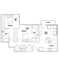 2 Bed - 2 Bath B Balcony